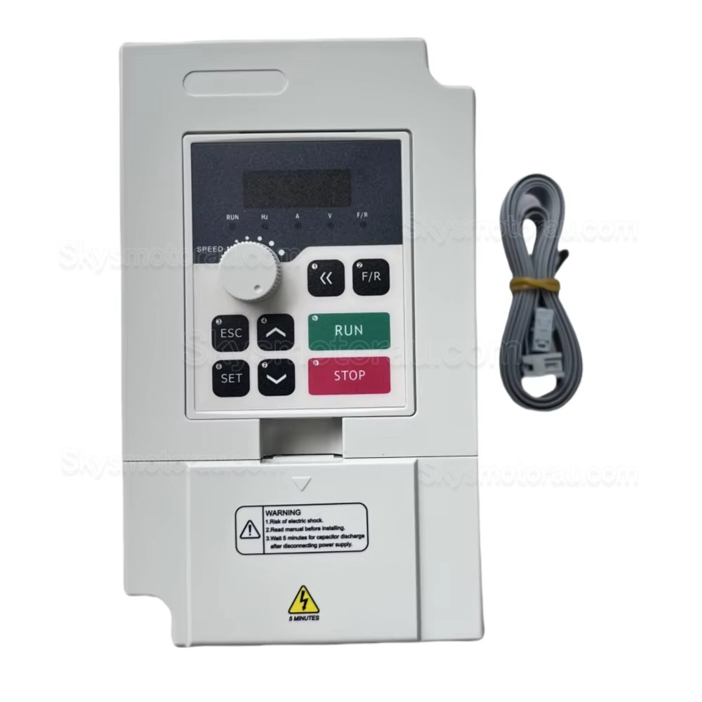 0.75KW 1HP Mini VFD Drives (Variable Frequency Drive) H100 110V/220V/380V Single Phase to Three Phase